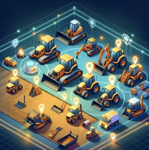 Géolocalisation pour mini-pelles et tracteurs : Sécurité et gestion efficace