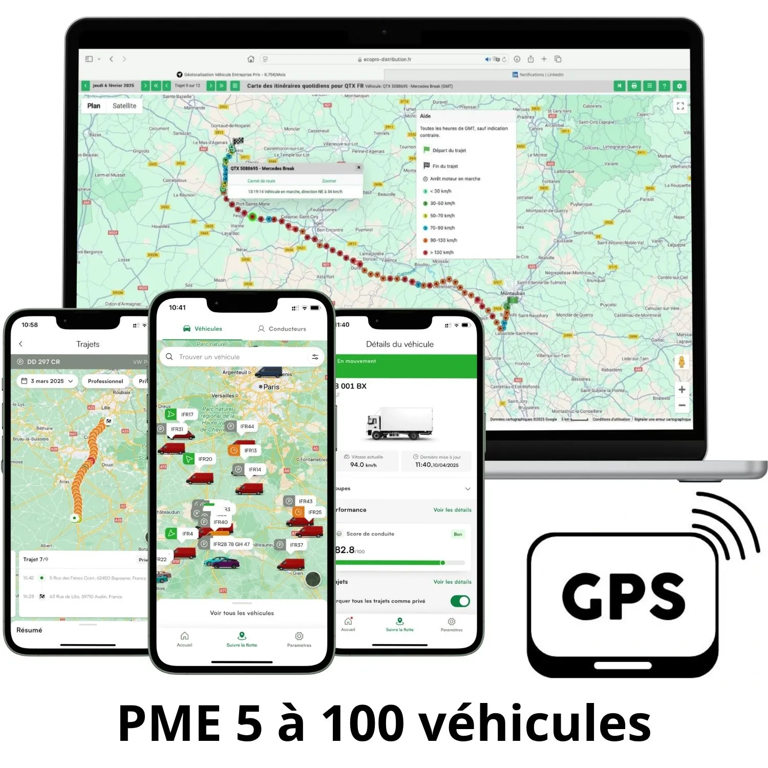 suivi de flotte professionnelle PME véhicules