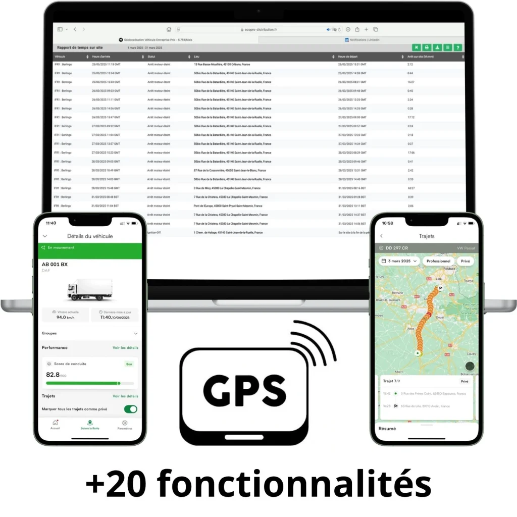 test gratuit géolocalisation véhicule professionnel 4 semaines sans engagement